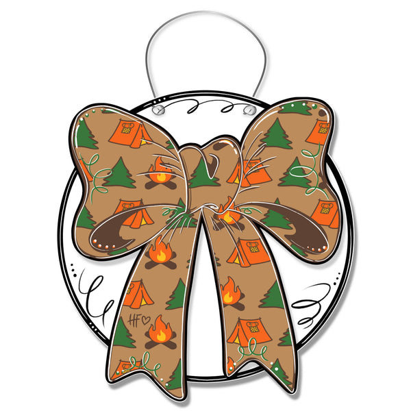 Camping Bow Door Hanger