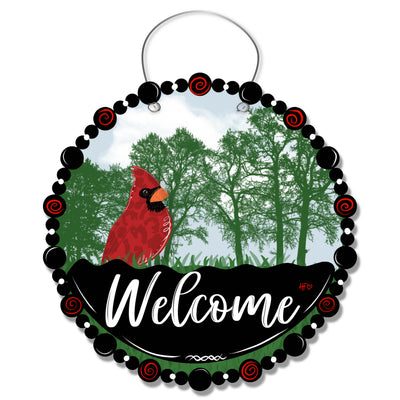Carolina Cardinal Door Hanger