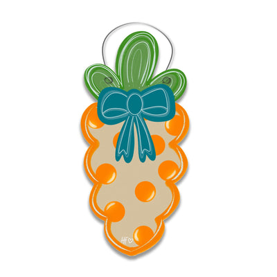 Carrots with Bow Easter Door Hanger