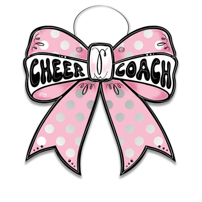Cheer Coach Bow Door Hanger