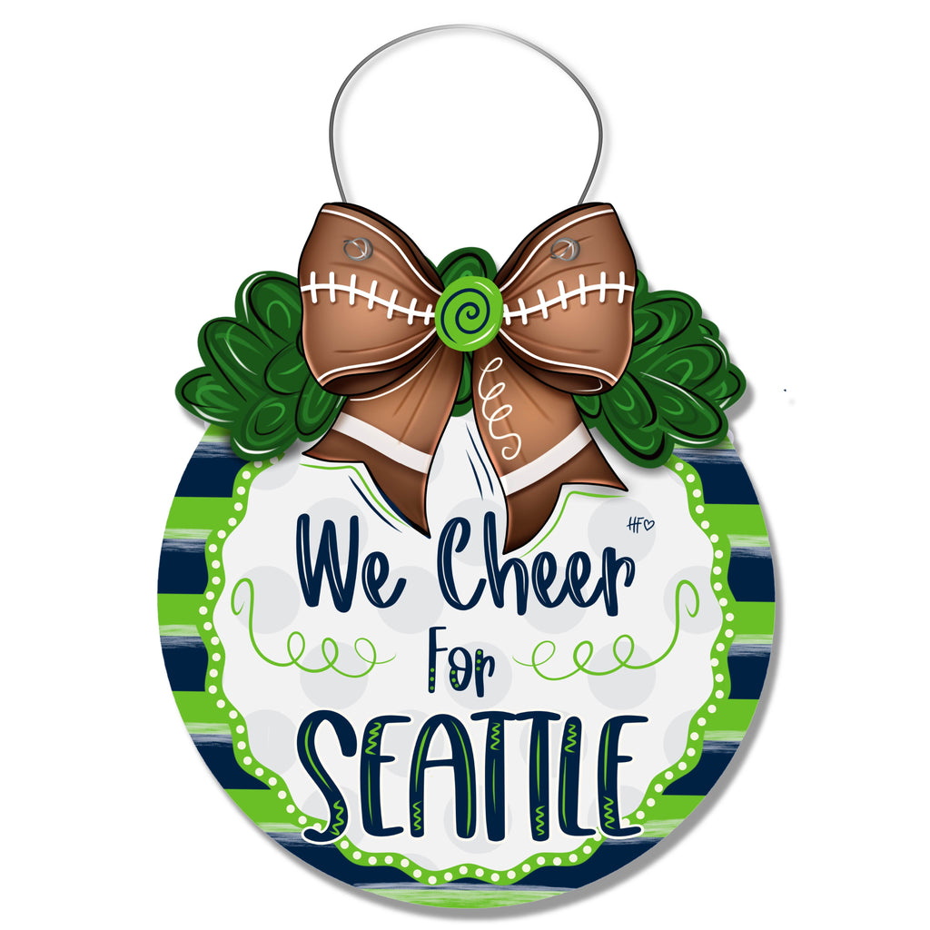 Cheer for Seattle Door Hanger