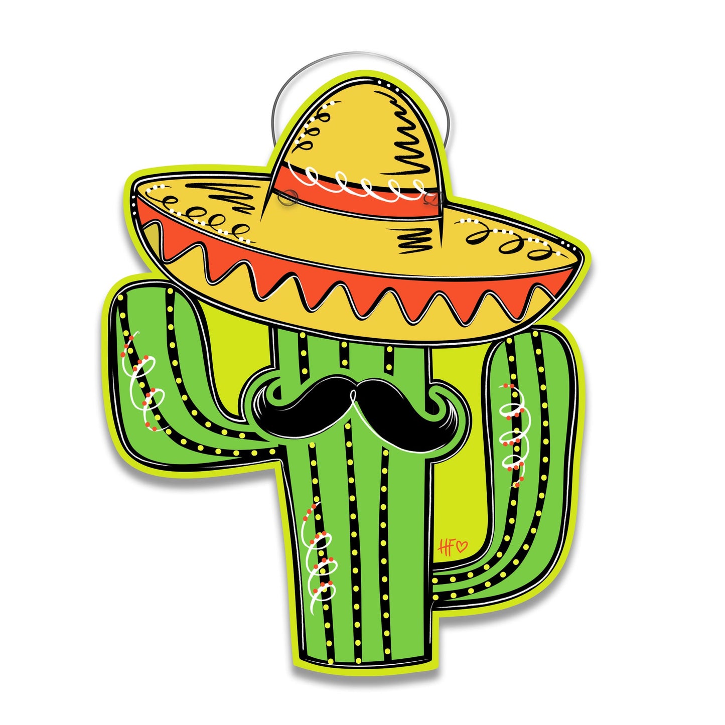 Cinco De Mayo Cactus Door Hanger