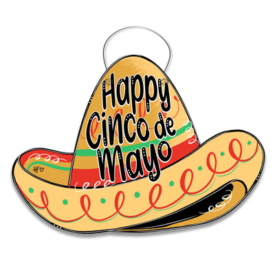 Cinco De Mayo Sombrero Door Hanger