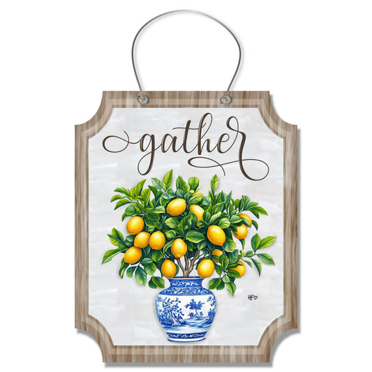 Citrus Charm Door Hanger