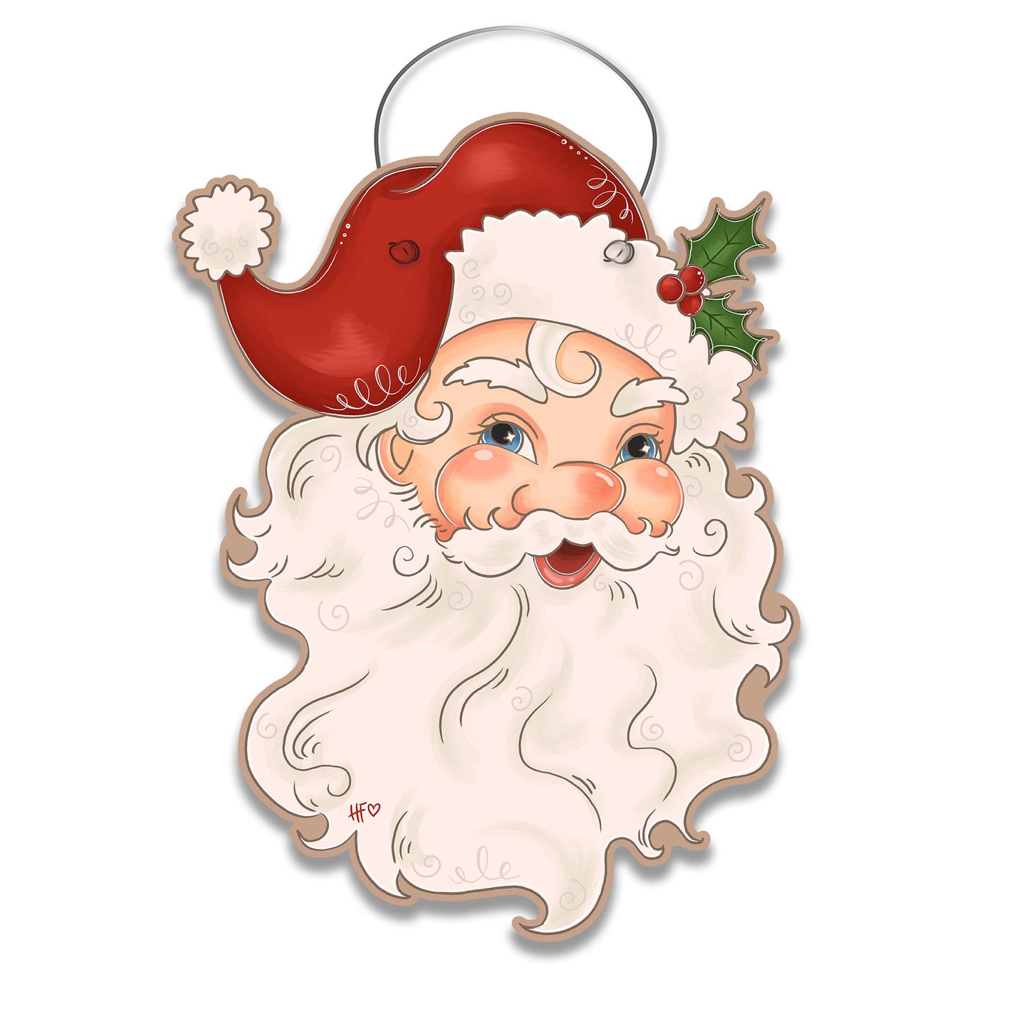 Classic Santa Door Hanger