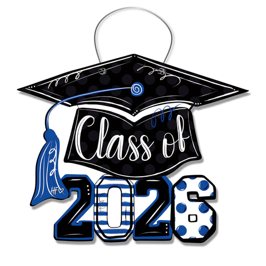 Class of 2026 (Blue) Door Hanger