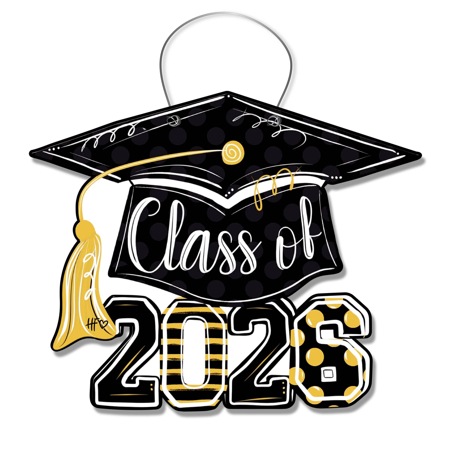 Class of 2026 (Yellow) Door Hanger