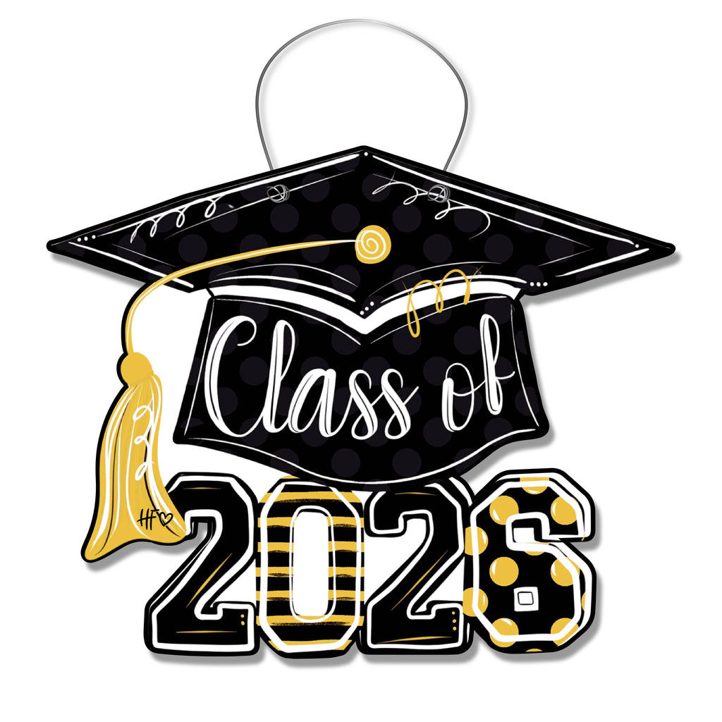 Class of 2026 (Yellow) Door Hanger