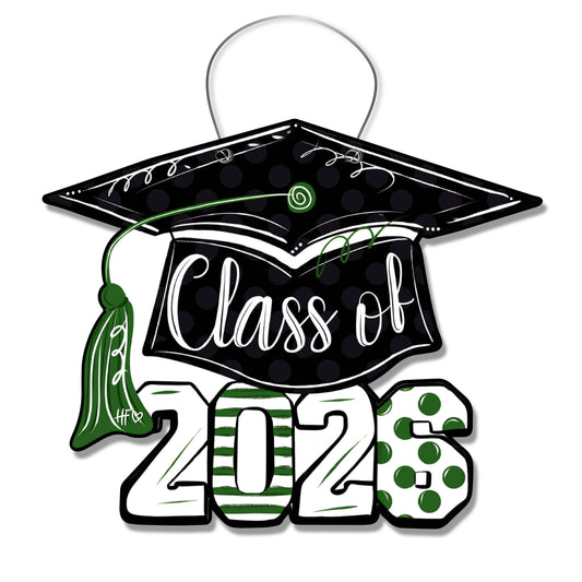 Class of 2026 (Green) Door Hanger