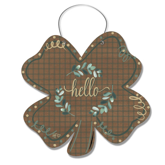 Cork Board St.Patricks Day Door Hanger