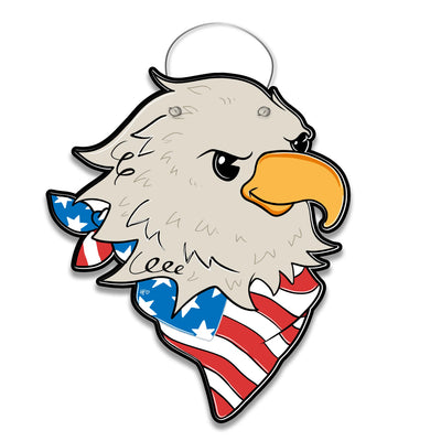 Cute Eagle Patriotic Door Hanger