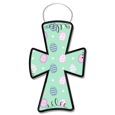 Easter Egg Cross Door Hanger