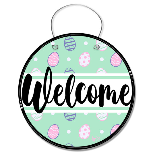 Easter Egg Welcome Door Hanger