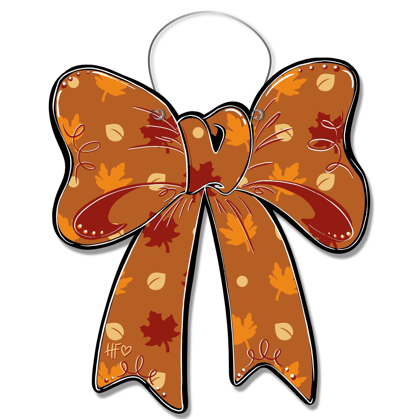 Fall Bow Door Hanger