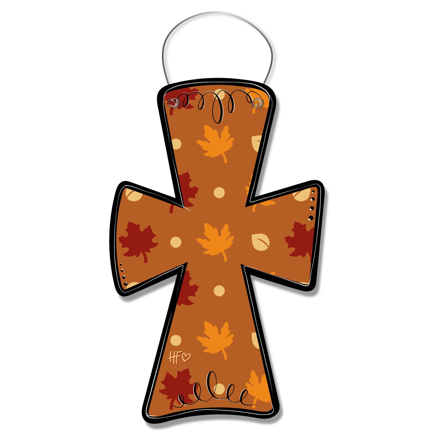 Fall Cross Door Hanger