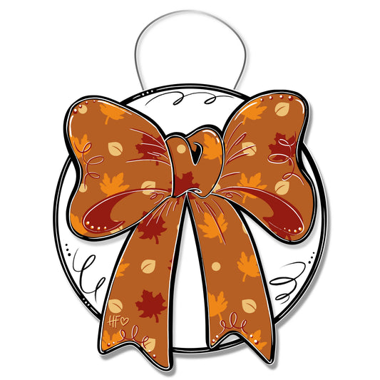 Fall Bow Door Hanger