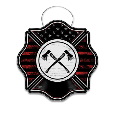 Firefighting Badge Door Hanger