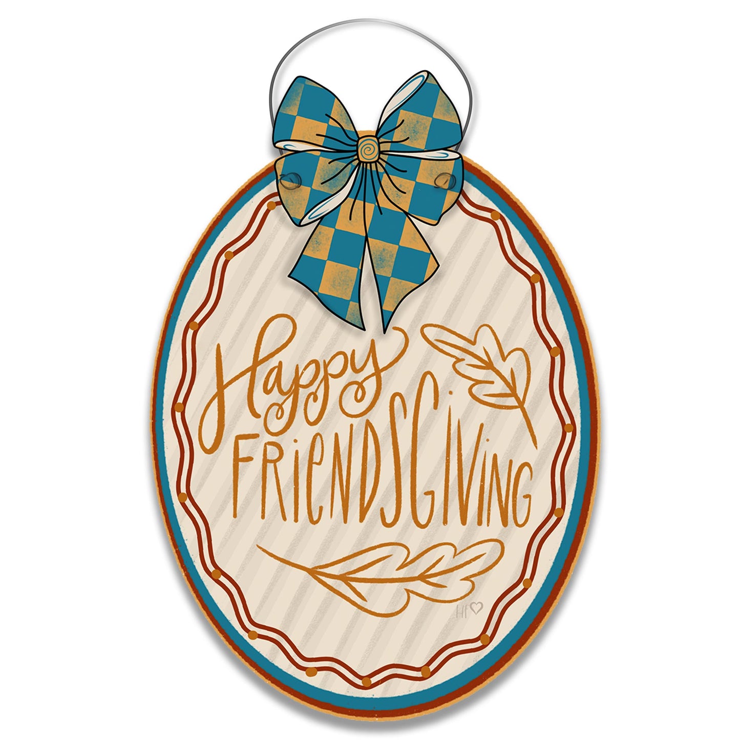 Happy Friendsgiving Door Hanger