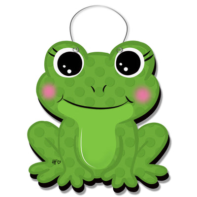 Cute Frog Door Hanger