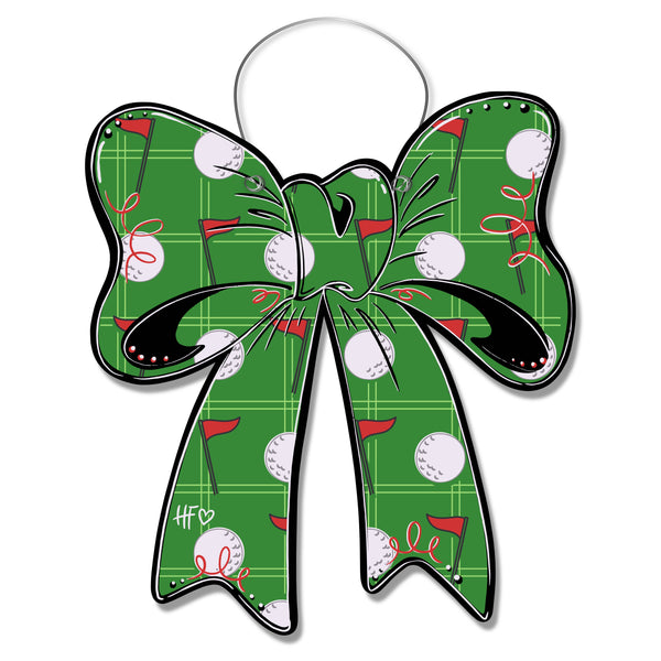 Retro Golf Bow Door Hanger