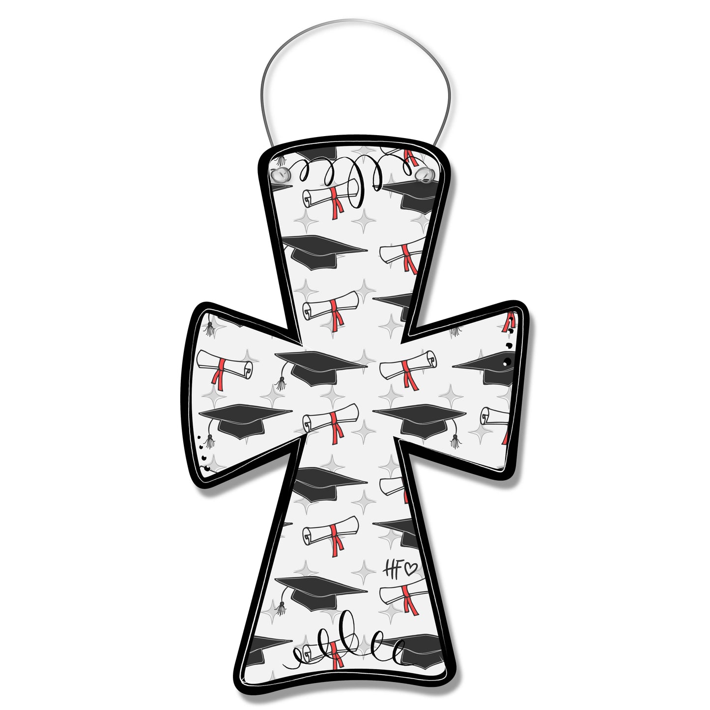 Graduation Blessings Cross Door Hanger
