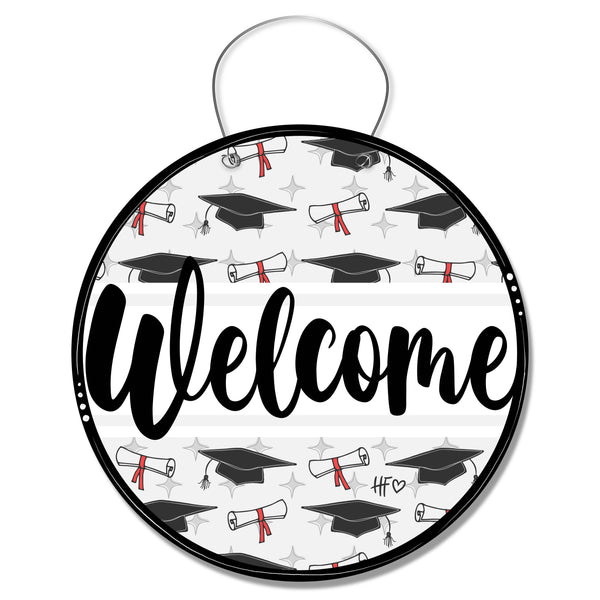 Graduation Welcome Board Door Hanger
