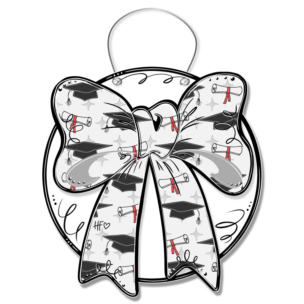 Graduation Celebration Bow Door Hanger