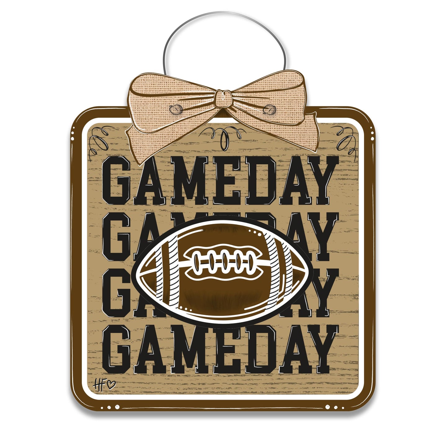 Gameday Bow Door Hanger
