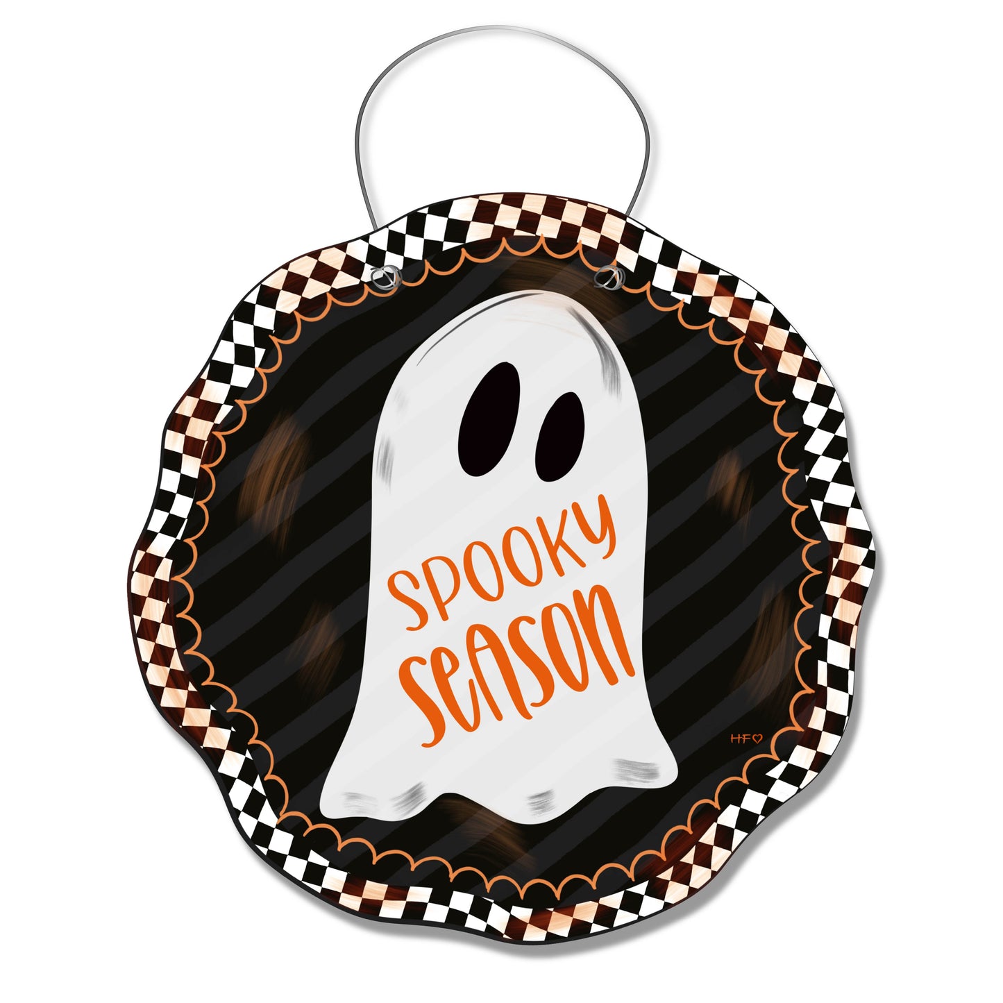 Ghost Circle Halloween Door Hagner