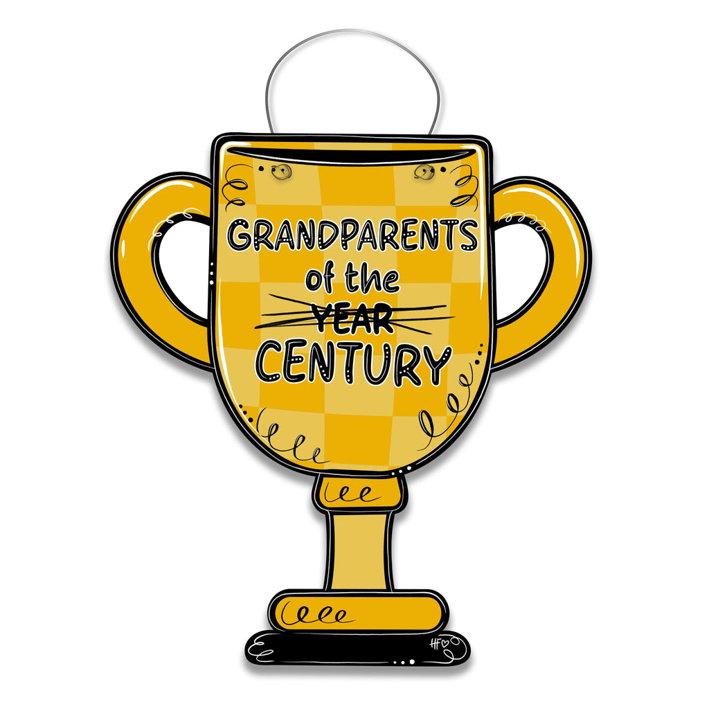 Grandparents of the Century Door Hanger