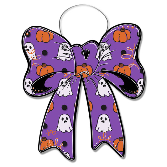 Halloween Bow Door Hanger