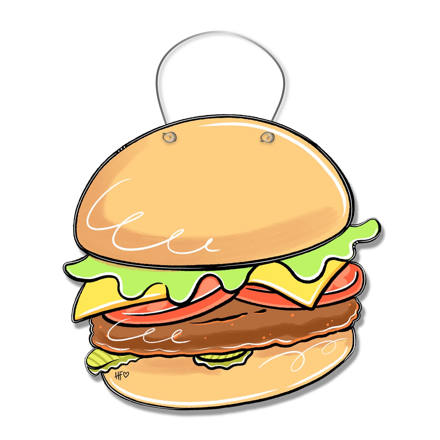 Hamburger Door Hanger
