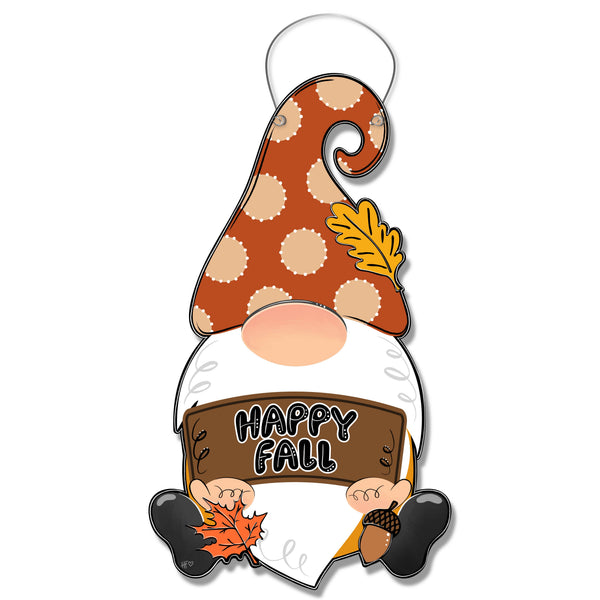 Happy Fall Gnome Door Hanger