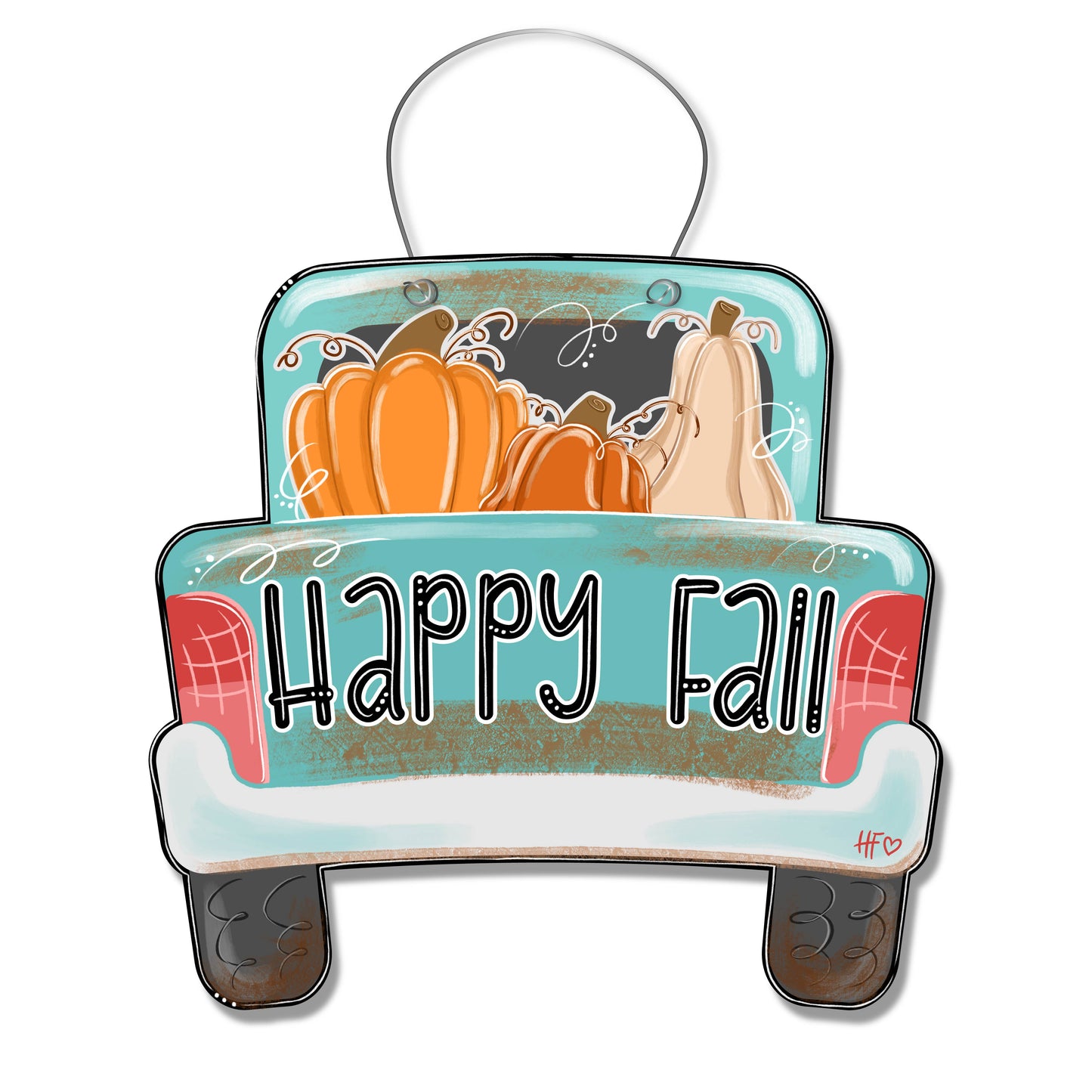 Happy Fall Truck Door Hanger