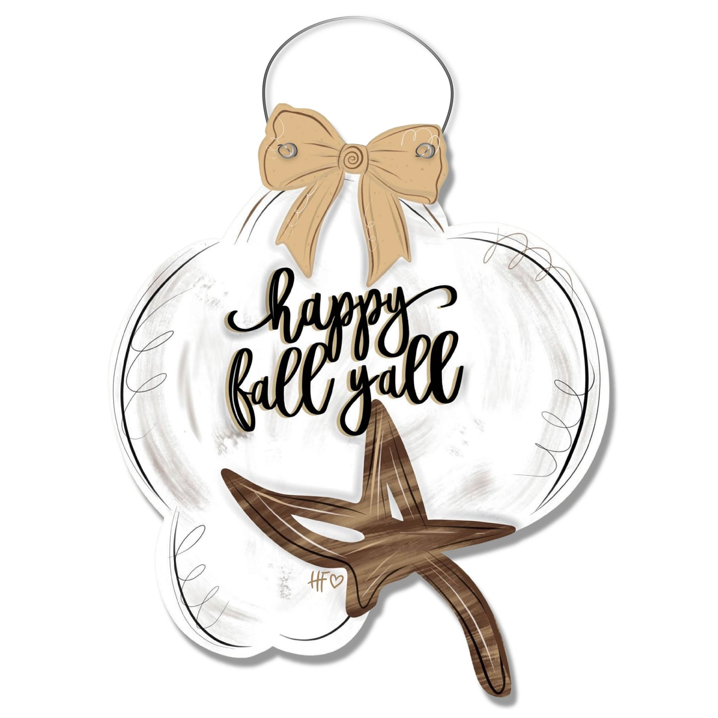 Happy Fall Yall Door Hanger