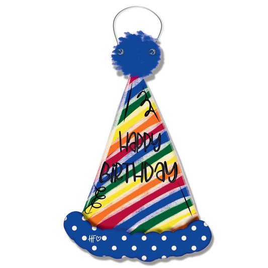 Happy Birthday Hat Door Hanger