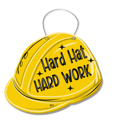 Hart Hat, Hard Work Door Hanger
