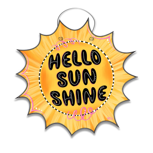 Hello Sunshine Door Hanger