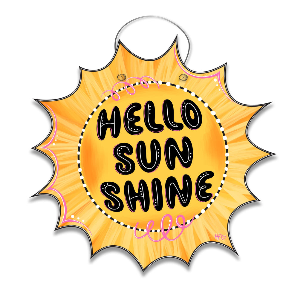 Hello Sunshine Door Hanger