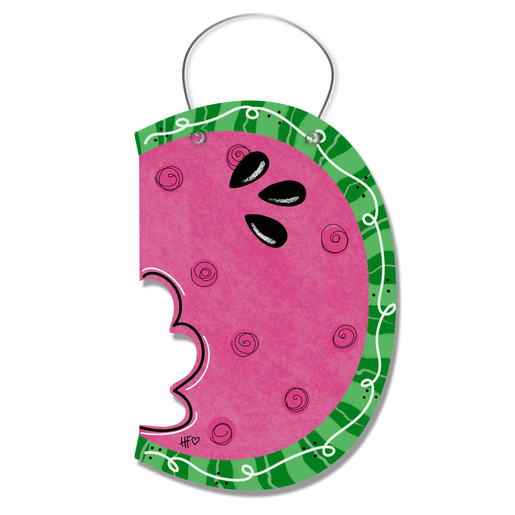 Hello Summer Watermelon Door Hanger