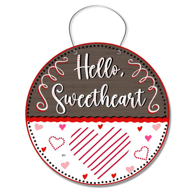 Hello Sweetheart Door Hanger