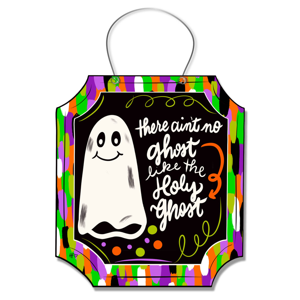 Holy Halloween Ghost Door Hanger