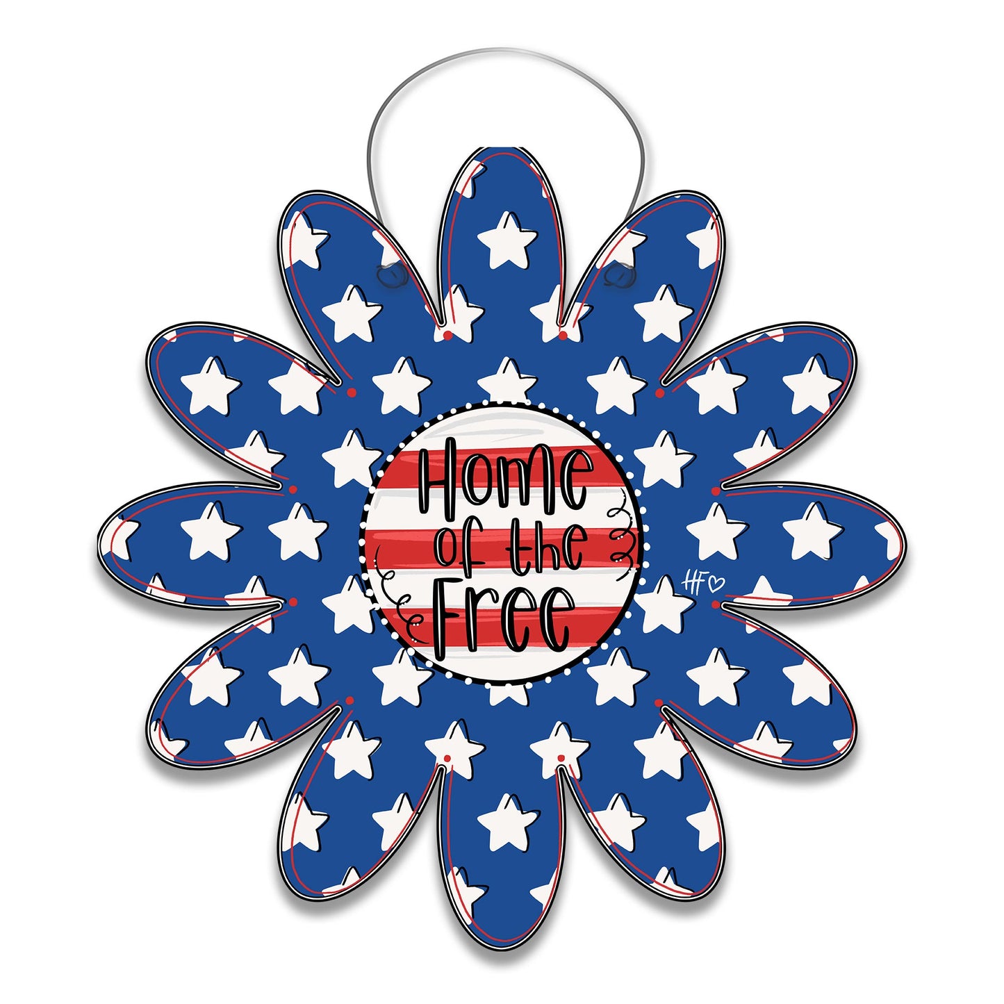 Home of the Free USA Door Hanger