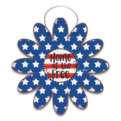 Home of the Free USA Door Hanger