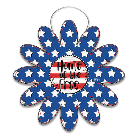 Home of the Free USA Door Hanger