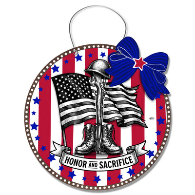 Honor and Sacrifice Door Hanger