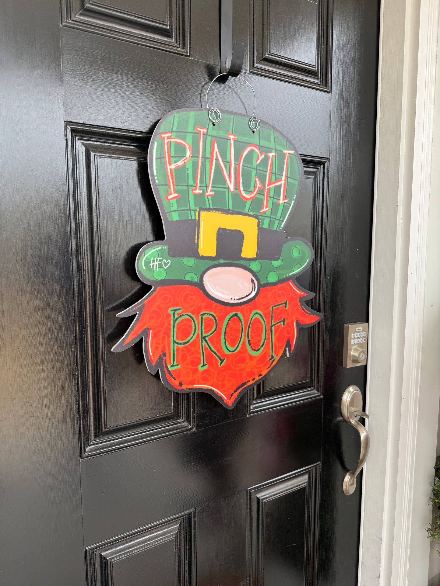 Pinch Proof St.Patrick's Day Door Hanger