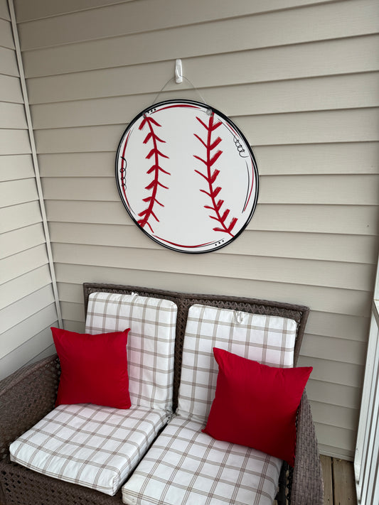 Baseball Door Hanger