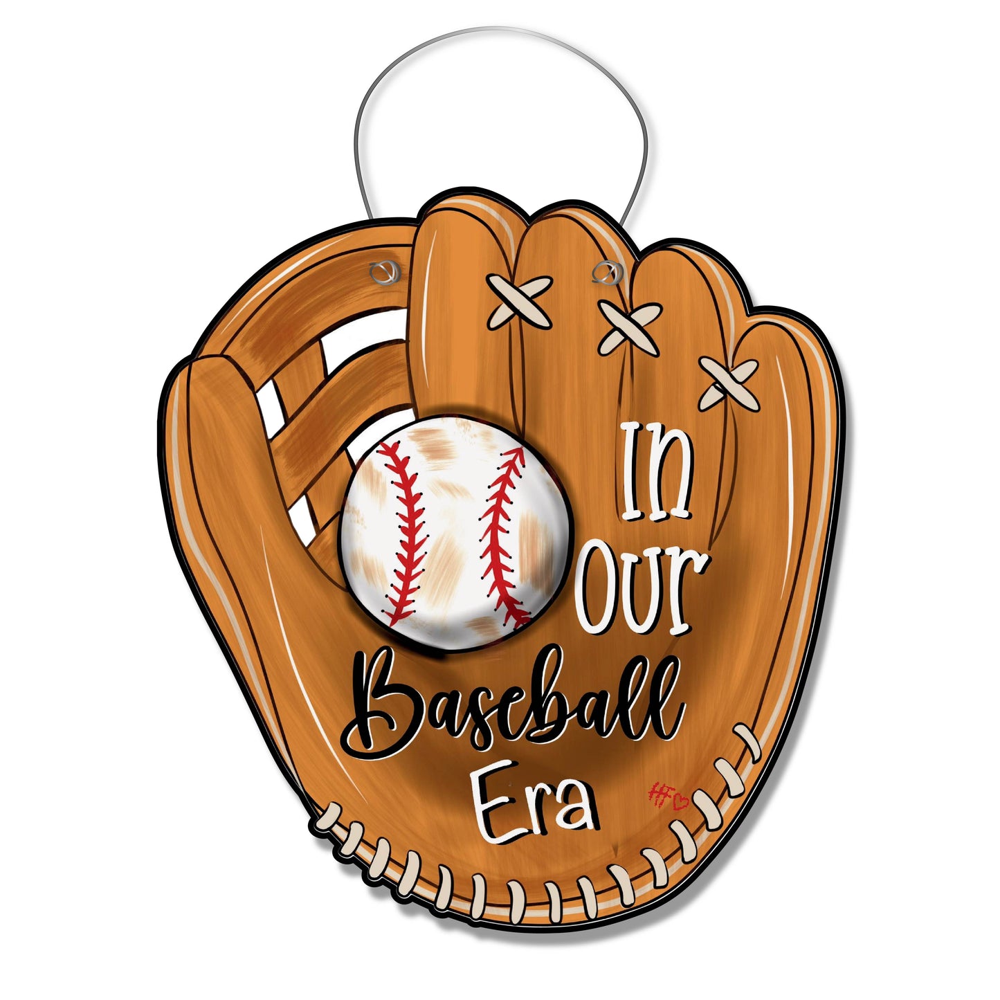 In Our Baseball Era Door Hanger