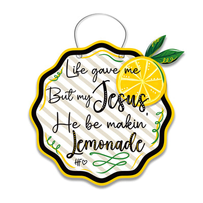 Life Gave Me Lemons Door Hanger